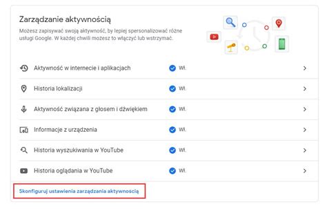 Zarządzanie aktywnością .
